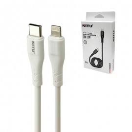 کابل تایپ سی به آیفون (Type-C to Lightning) نیتو (NITU) طول 1.2 متر مدل NC140