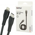 کابل تایپ سی به آیفون (Type-C to Lightning) نیتو (NITU) طول 1.2 متر مدل NC140