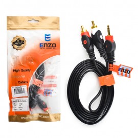 کابل 2 به 1 صدا انزو (ENZO) طول 1.5 متر ضخیم مدل AV22