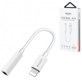 کابل تبدیل لایتنینگ به جک 3.5 میلی متری (Lightning to Aux) یسیدو (Yesido) مدل YAU33