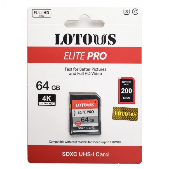 رم دوربین لوتوس (LOTOUS) مدل 64GB Elite Pro U3
