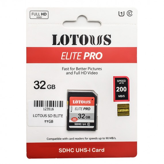 رم دوربین لوتوس (LOTOUS) مدل 32GB Elite Pro