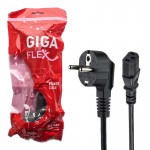 کابل برق کامپیوتر گیگا فلکس (GIGA FLEX) CU 3×0.75 طول 1.5 متر