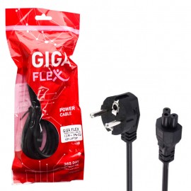 کابل برق 3 پین لپ تاپ گیگا فلکس (GIGA FLEX) CU 2×0.75 طول 1.5 متر