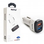 شارژر فندکی دو پورت نیتو (NITU) مدل NT-CC835F