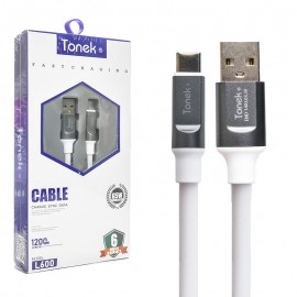 کابل تایپ سی (Type-c) تونک (Tonek) طول 1.2 متر مدل L600
