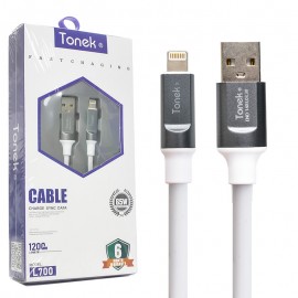 کابل آیفون (Lightning) تونک (Tonek) طول 1.2 متر مدل L700