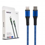 کابل تایپ سی به آیفون (Type-C to Lightning) نیتو (NITU) طول 1.2 متر مدل NC125