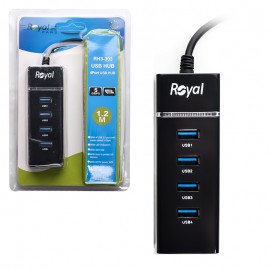 هاب 4 پورت USB3.0 رویال (Royal) مدل RH3-303