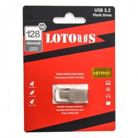 فلش OTG Type-C لوتوس (LOTOUS) مدل 128GB ALMOND
