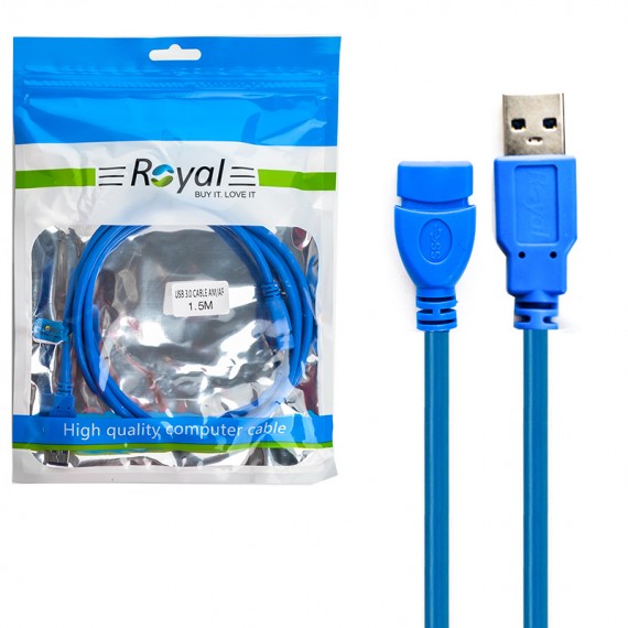 کابل افزایش طول USB رویال (Royal) طول 1.5 متر