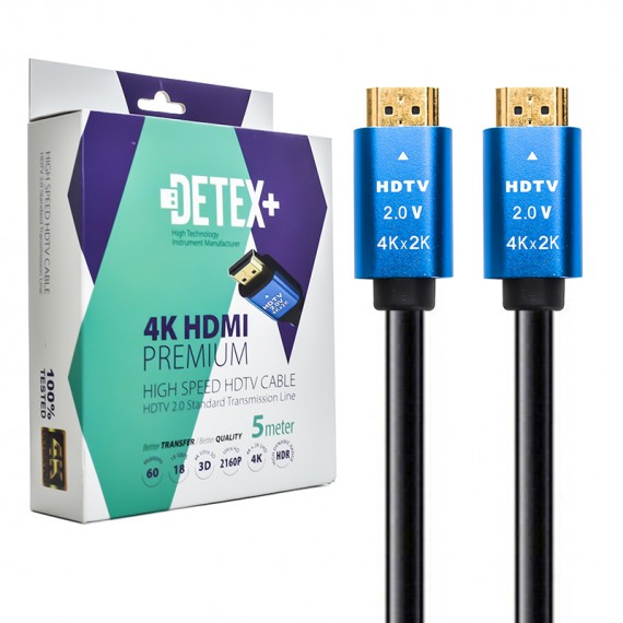 کابل HDMI دیتکس پلاس (+DETEX) طول 5 متر