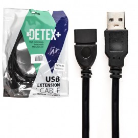 کابل افزایش طول USB دیتکس پلاس (+DETEX) طول 3 متر
