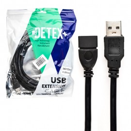 کابل افزایش طول USB دیتکس پلاس (+DETEX) طول 5 متر