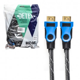 کابل HDMI دیتکس پلاس (+DETEX) نایلونی طول 5 متر