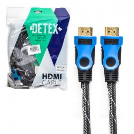 کابل HDMI دیتکس پلاس (+DETEX) نایلونی طول 3 متر