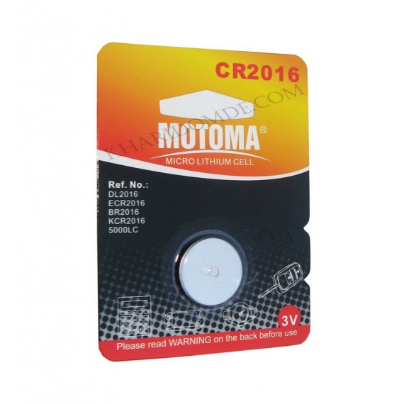باتری سکه ای MOTOMA مدل CR2016