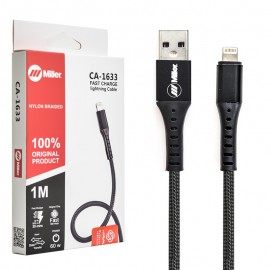 کابل آیفون (Lightning) میلر (Miller) طول 1 متر مدل CA-1633