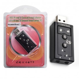 کارت صدا اکسترنال 7.1 کاناله USB پی نت (P-net)