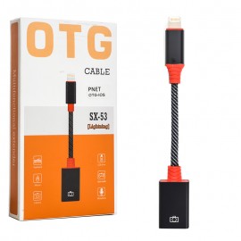 کابل تبدیل OTG (USB To Lightning) پی نت (P-net) مدل SX-53