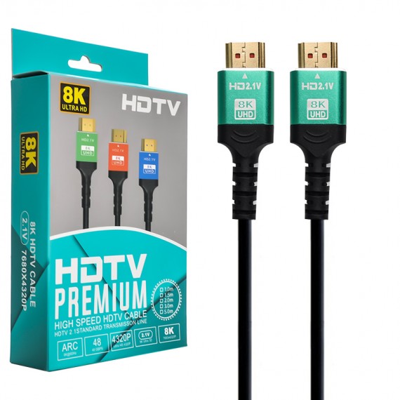 کابل HDMI 2.1V/8K پی نت (P-net) طول 1.5 متر