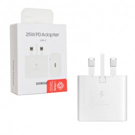 شارژر تک پورت سه شاخه اروپایی سامسونگ (SAMSUNG) 25W گارانتی پارتیان