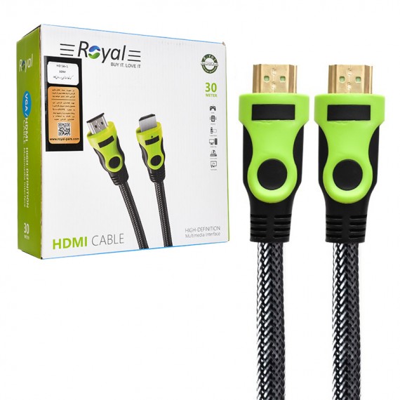 کابل HDMI طول 30 متر رویال (Royal)