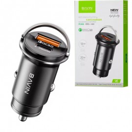 شارژر فندکی 20 وات دو پورت باوین (BAVIN) مدل PC890