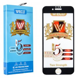 بسته 10 عددی گلس ویکو (WECO) مناسب برای گوشی iPhone 7/8/SE 2020
