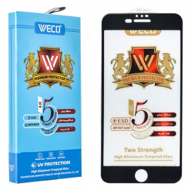 بسته 10 عددی گلس ویکو (WECO) مناسب برای گوشی iPhone 7Plus/8Plus