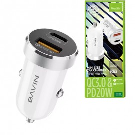 شارژر فندکی 20 وات دو پورت باوین (BAVIN) مدل PC863