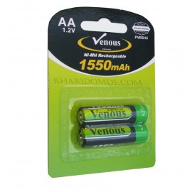 باتری قلمی شارژی Venous مدل PVBSH5 1550mAh