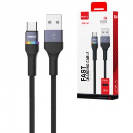 کابل تایپ سی (Type-C) هیسکا (HISKA) طول 1.2 متر مدل LX-861AC