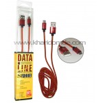 کابل Micro USB کنفی پک بلند DATA LINE قرمز