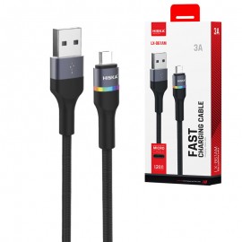 کابل اندروید (MicroUSB) هیسکا (HISKA) طول 1.2 متر مدل LX-861AM
