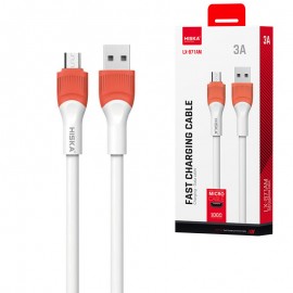 کابل اندروید (MicroUSB) هیسکا (HISKA) طول 1 متر مدل LX-871AM