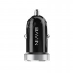 شارژر فندکی دو پورت + کابل تایپ سی باوین (BAVIN) مدل PC862