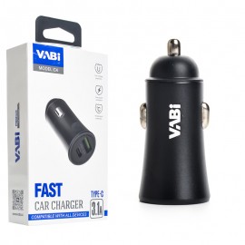 شارژر فندکی دو پورت + کابل تایپ سی وابی (VABi) مدل C4
