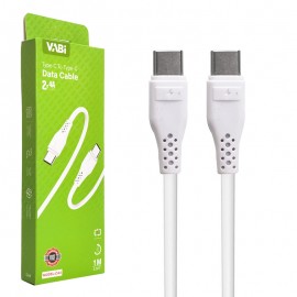 کابل تایپ سی به تایپ سی (Type-C To Type-C) وابی (VABi) طول 1 متر مدل CA4