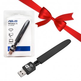 بسته 1+10 دانگل Wifi شبکه آنتن دار ایسوس (Asus) مدل LV-UW10S (یک عدد هدیه)