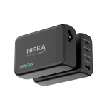 شارژر هوشمند 4 پورت هیسکا (HISKA) مدل H-138GAN