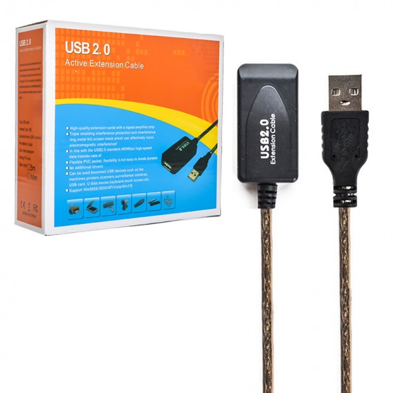 کابل افزایش طول USB کی لینک (KLINK) طول 5 متر مدل K-8122