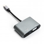 کابل تبدیل Type-C To HDMI & VGA کی لینک (KLINK) مدل K-2125