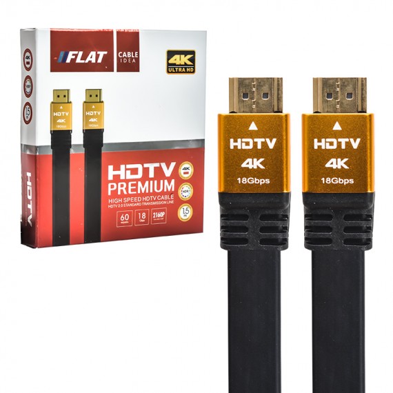 کابل HDMI 4K فلت (FLAT) طول 1.5 متر