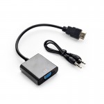کابل تبدیل HDMI TO VGA همراه کابل صدا کی لینک (KLINK) مدل K-8250