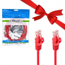 بسته 1+10 کابل شبکه CAT5E پچ کرد درجه یک طول 2 متر رویال (Royal) (یک عدد هدیه)