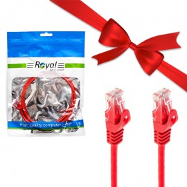 بسته 1+10 کابل شبکه CAT5 رویال (Royal) طول 1 متر (یک عدد هدیه)