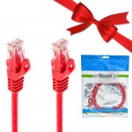 بسته 10 عددی کابل شبکه CAT6E پچ کرد درجه یک طول 1 متر رویال (Royal) + یک عدد رایگان
