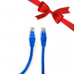 بسته 10 عددی کابل شبکه CAT6 ونوس (Venous) طول 1 متر مدل PV-K851 + یک عدد رایگان