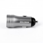 شارژر فندکی 2 پورت کلومن (KOLUMAN) مدل KC-C08